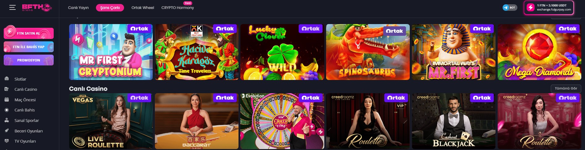 Bftharena Üyelik